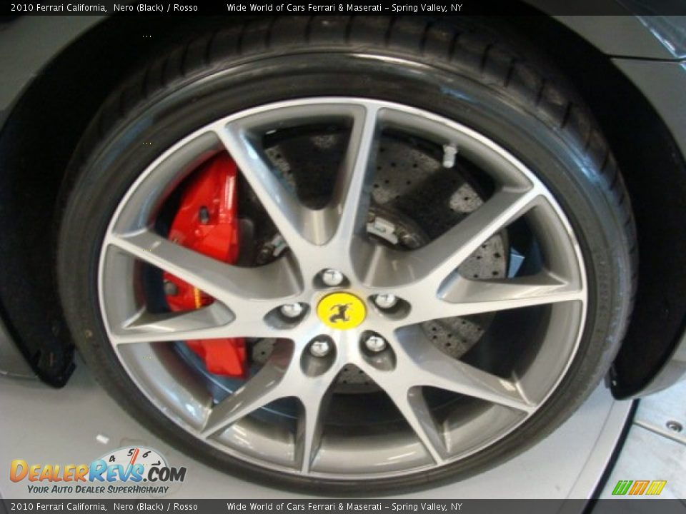 2010 Ferrari California Nero (Black) / Rosso Photo #33