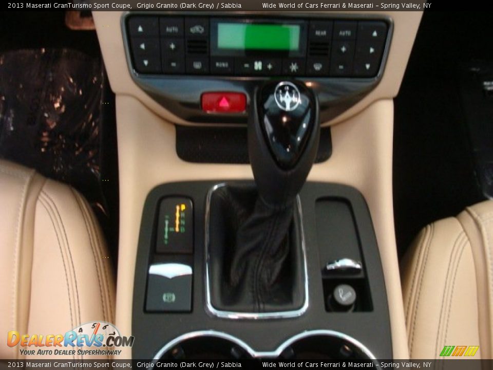 2013 Maserati GranTurismo Sport Coupe Grigio Granito (Dark Grey) / Sabbia Photo #22