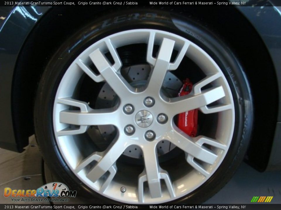 2013 Maserati GranTurismo Sport Coupe Grigio Granito (Dark Grey) / Sabbia Photo #28