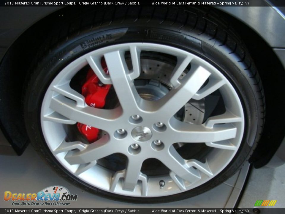 2013 Maserati GranTurismo Sport Coupe Grigio Granito (Dark Grey) / Sabbia Photo #29
