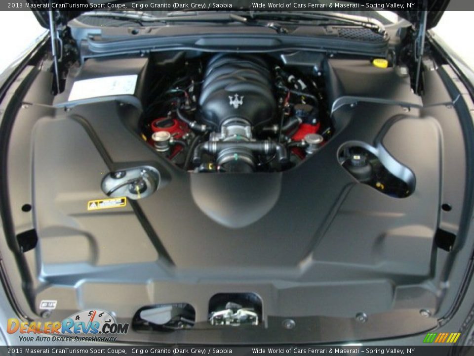 2013 Maserati GranTurismo Sport Coupe Grigio Granito (Dark Grey) / Sabbia Photo #30