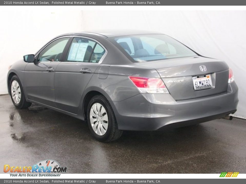 2010 Honda Accord LX Sedan Polished Metal Metallic / Gray Photo #2