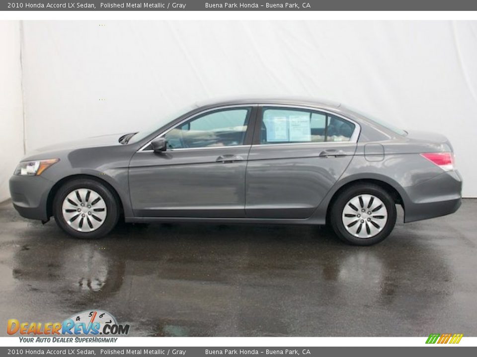 2010 Honda Accord LX Sedan Polished Metal Metallic / Gray Photo #8