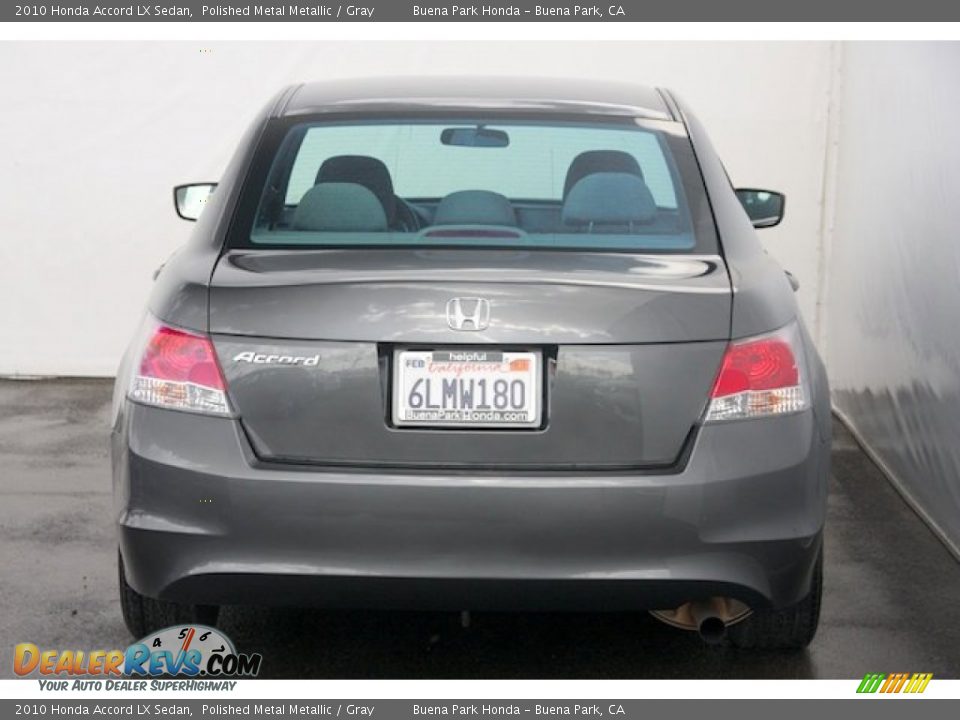 2010 Honda Accord LX Sedan Polished Metal Metallic / Gray Photo #9