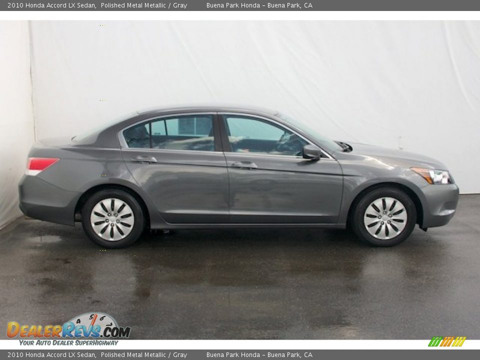 2010 Honda Accord LX Sedan Polished Metal Metallic / Gray Photo #10