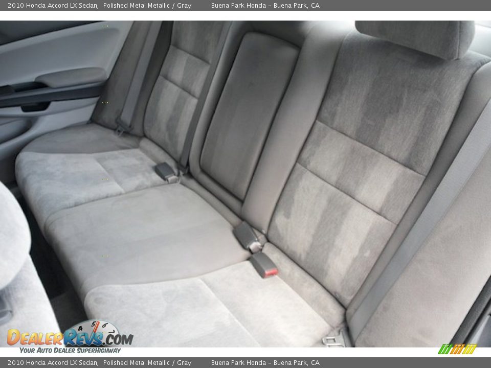 2010 Honda Accord LX Sedan Polished Metal Metallic / Gray Photo #16