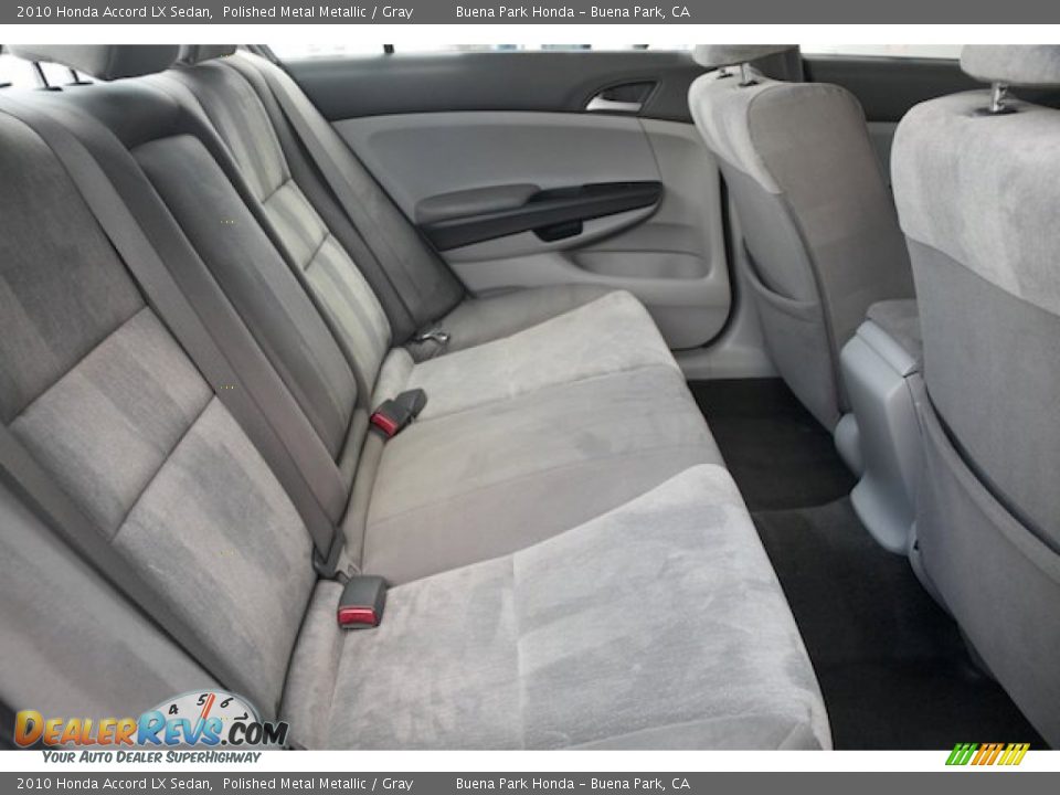 2010 Honda Accord LX Sedan Polished Metal Metallic / Gray Photo #17