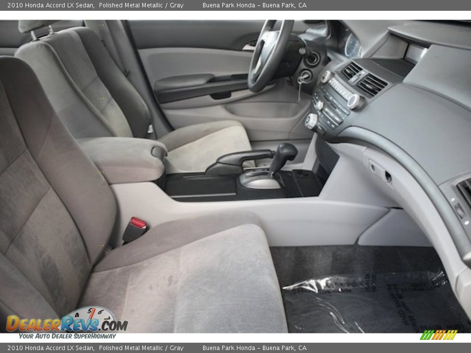 2010 Honda Accord LX Sedan Polished Metal Metallic / Gray Photo #20