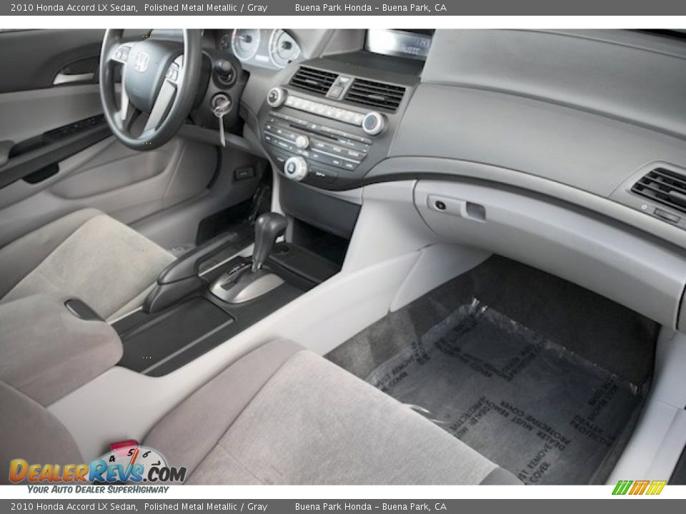 2010 Honda Accord LX Sedan Polished Metal Metallic / Gray Photo #21