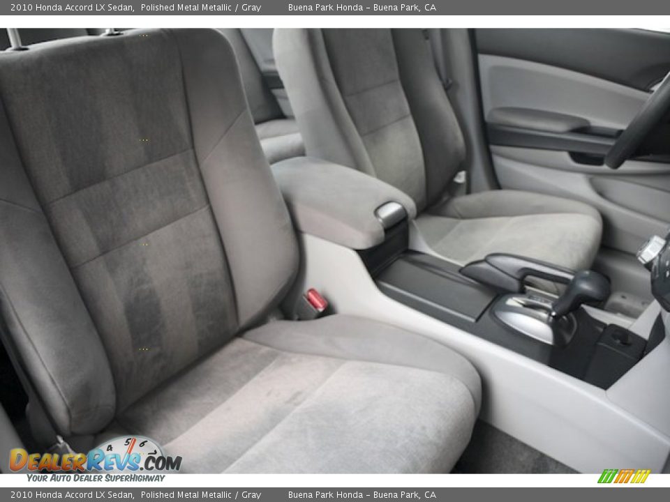 2010 Honda Accord LX Sedan Polished Metal Metallic / Gray Photo #22