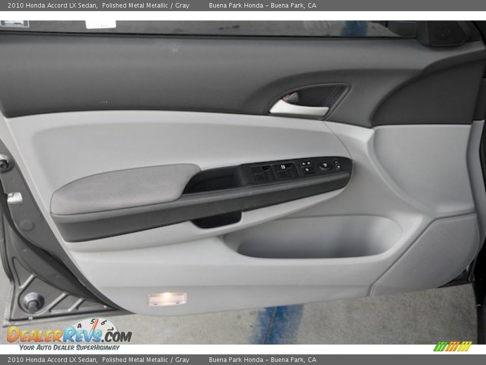 2010 Honda Accord LX Sedan Polished Metal Metallic / Gray Photo #24