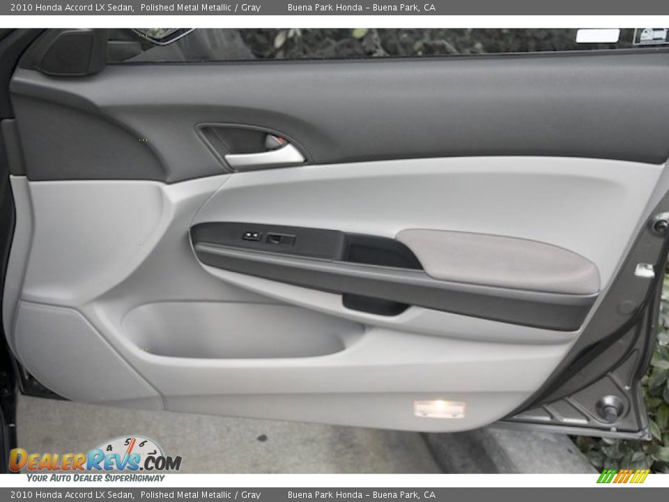 2010 Honda Accord LX Sedan Polished Metal Metallic / Gray Photo #27