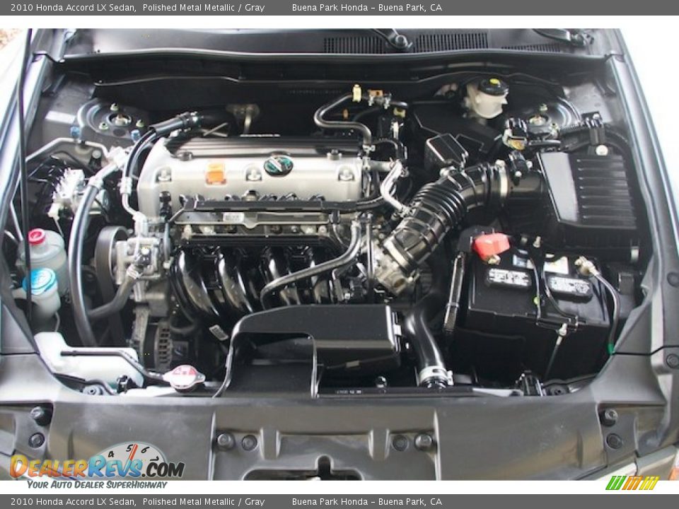 2010 Honda Accord LX Sedan Polished Metal Metallic / Gray Photo #28