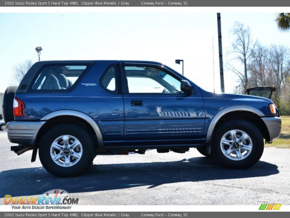 Clipper Blue Metallic 2002 Isuzu Rodeo Sport S Hard Top 4WD Photo #4