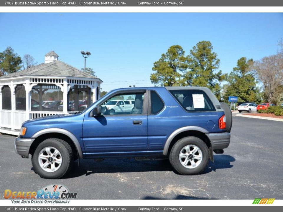 Clipper Blue Metallic 2002 Isuzu Rodeo Sport S Hard Top 4WD Photo #8