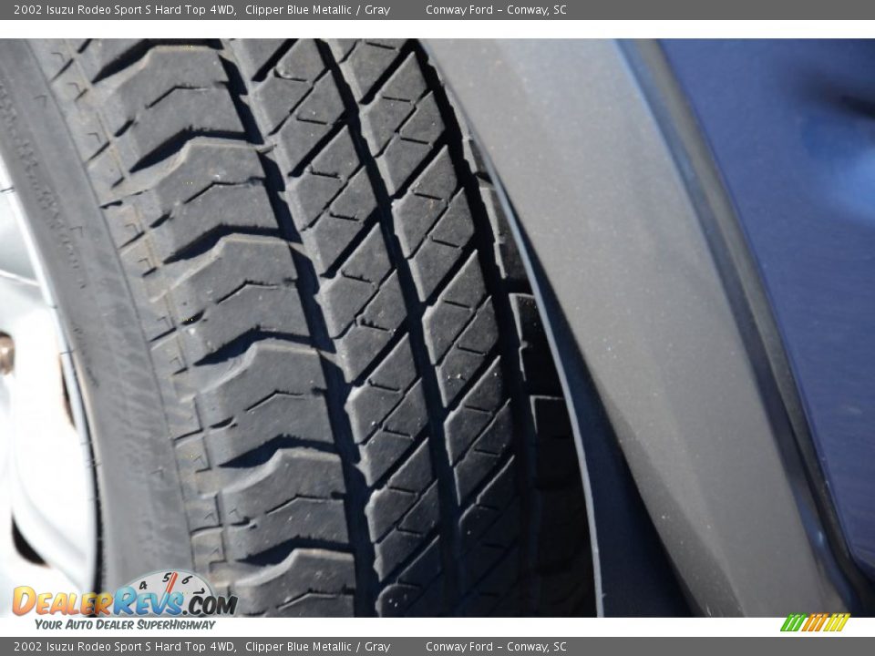 2002 Isuzu Rodeo Sport S Hard Top 4WD Clipper Blue Metallic / Gray Photo #10