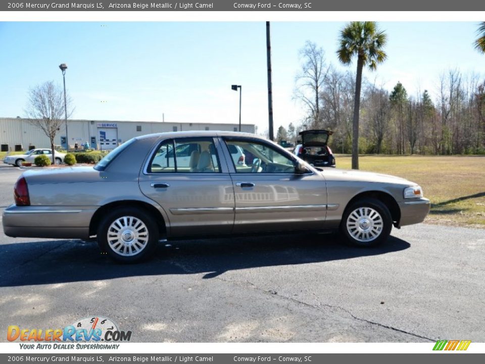 2006 Mercury Grand Marquis LS Arizona Beige Metallic / Light Camel Photo #4