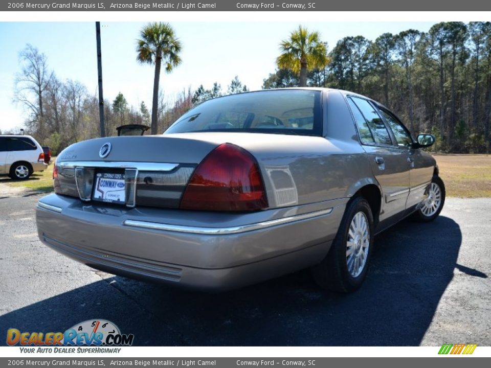 2006 Mercury Grand Marquis LS Arizona Beige Metallic / Light Camel Photo #5