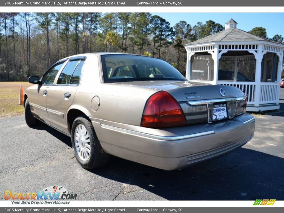 2006 Mercury Grand Marquis LS Arizona Beige Metallic / Light Camel Photo #7