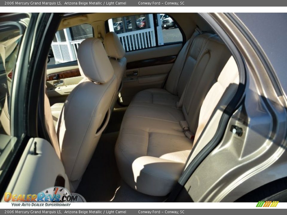 2006 Mercury Grand Marquis LS Arizona Beige Metallic / Light Camel Photo #12