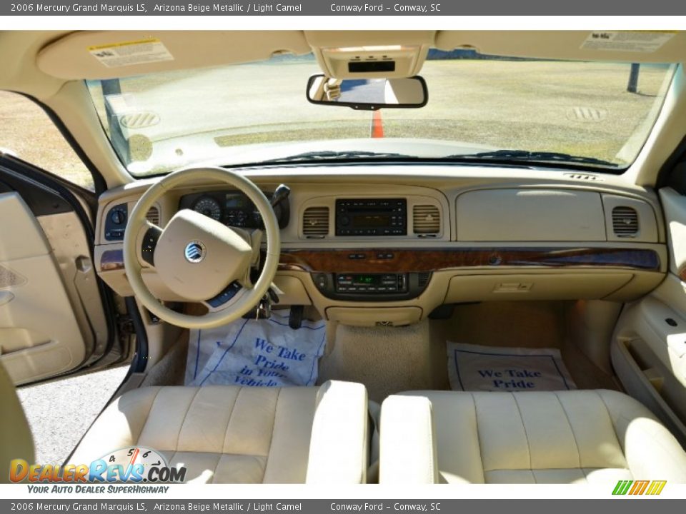 2006 Mercury Grand Marquis LS Arizona Beige Metallic / Light Camel Photo #13