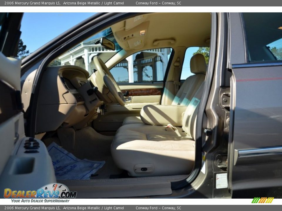 2006 Mercury Grand Marquis LS Arizona Beige Metallic / Light Camel Photo #18