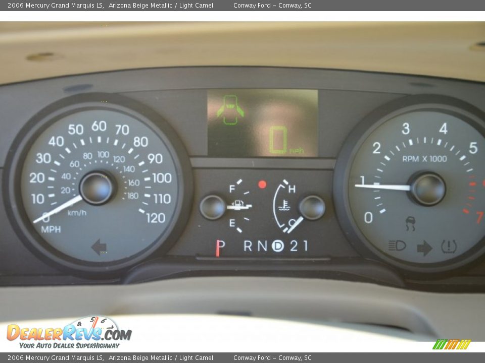 2006 Mercury Grand Marquis LS Arizona Beige Metallic / Light Camel Photo #23