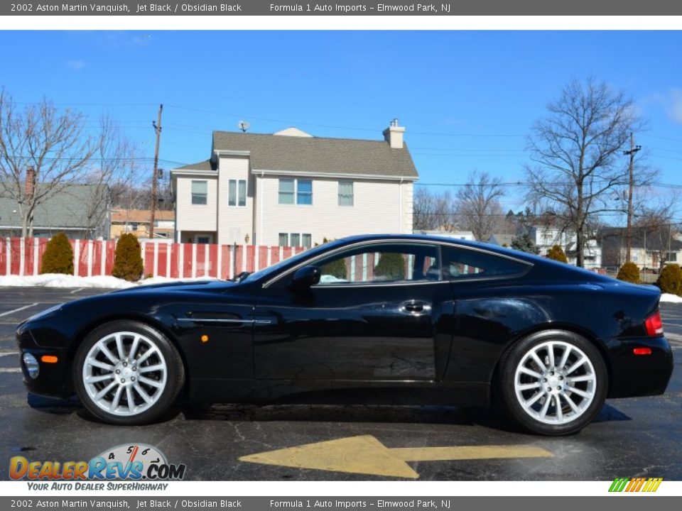 Jet Black 2002 Aston Martin Vanquish  Photo #4