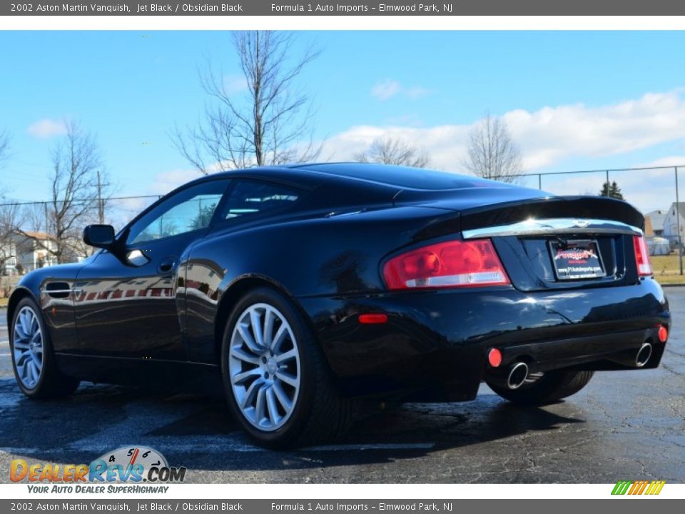 2002 Aston Martin Vanquish Jet Black / Obsidian Black Photo #5