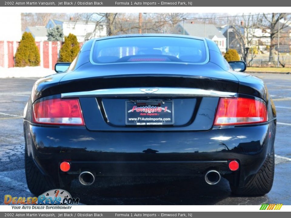 2002 Aston Martin Vanquish Jet Black / Obsidian Black Photo #6