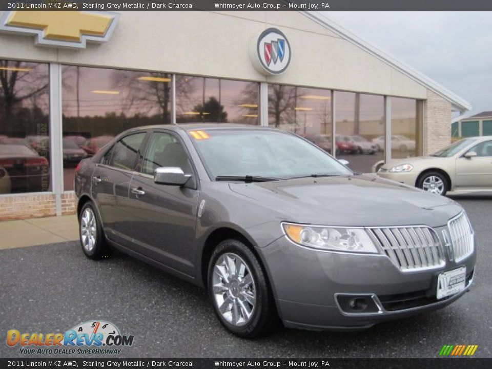 2011 Lincoln MKZ AWD Sterling Grey Metallic / Dark Charcoal Photo #1