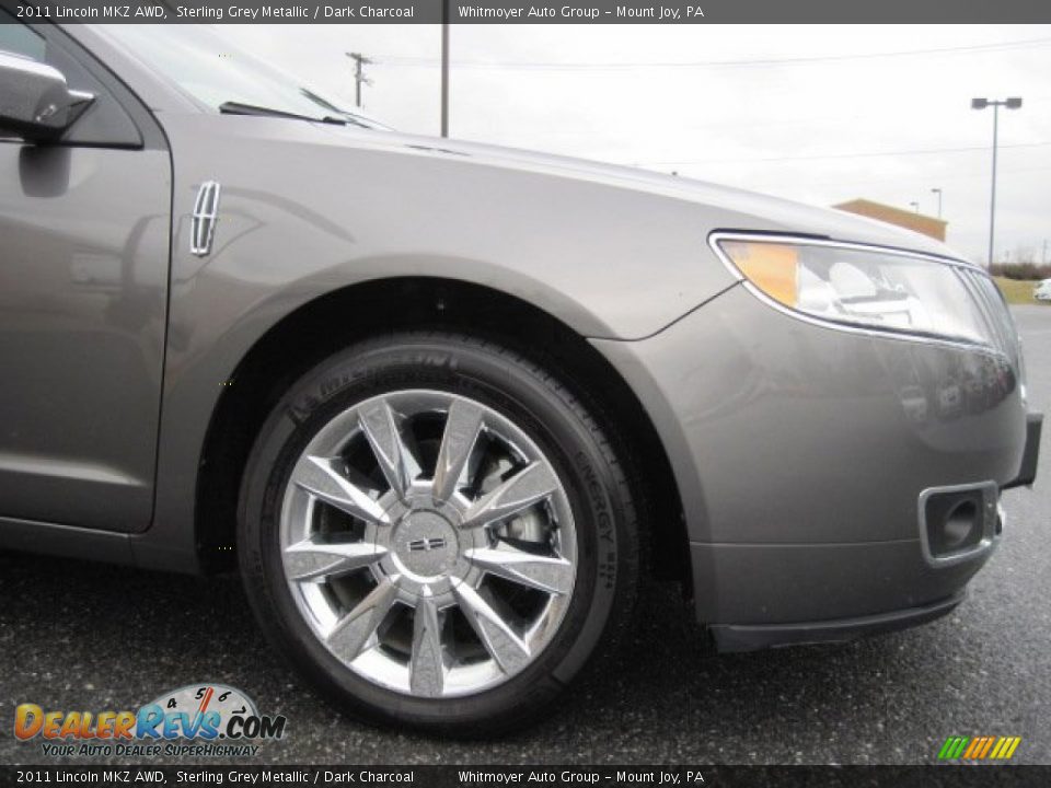 2011 Lincoln MKZ AWD Sterling Grey Metallic / Dark Charcoal Photo #4