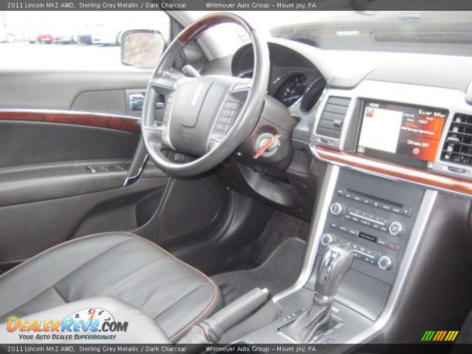 2011 Lincoln MKZ AWD Sterling Grey Metallic / Dark Charcoal Photo #7