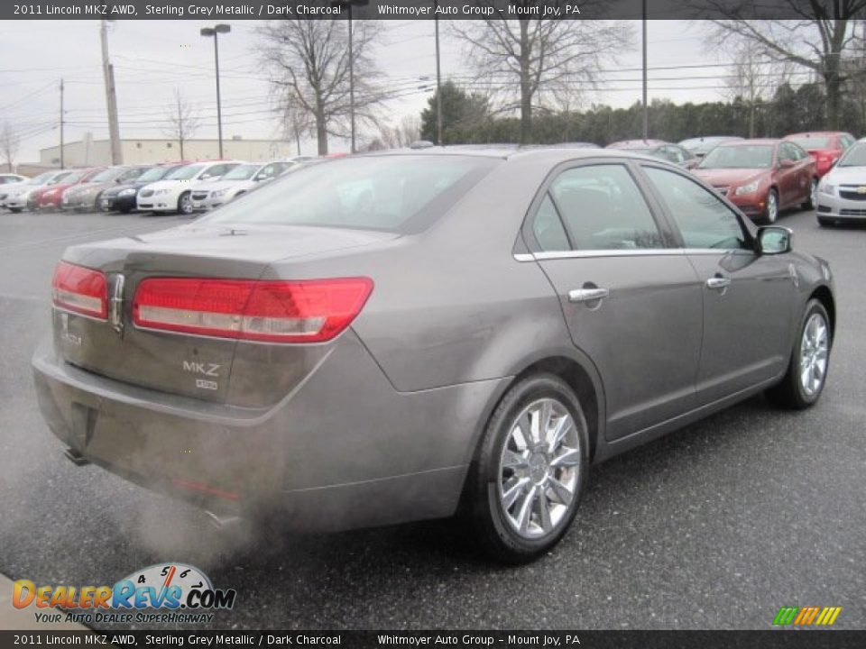 2011 Lincoln MKZ AWD Sterling Grey Metallic / Dark Charcoal Photo #8