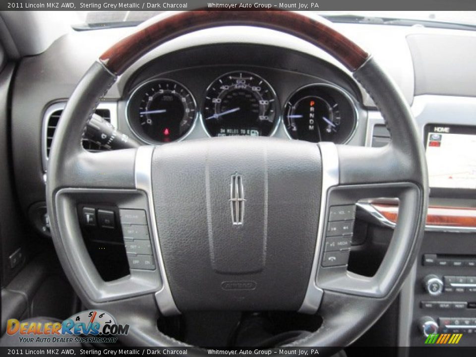 2011 Lincoln MKZ AWD Sterling Grey Metallic / Dark Charcoal Photo #11