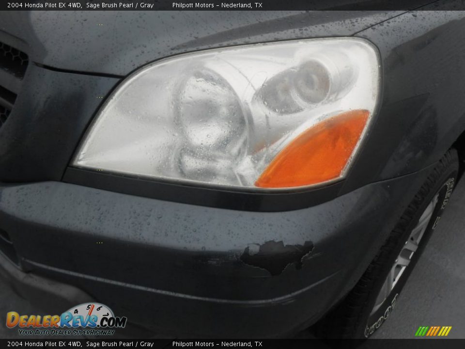2004 Honda Pilot EX 4WD Sage Brush Pearl / Gray Photo #9