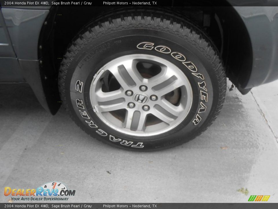 2004 Honda Pilot EX 4WD Sage Brush Pearl / Gray Photo #14