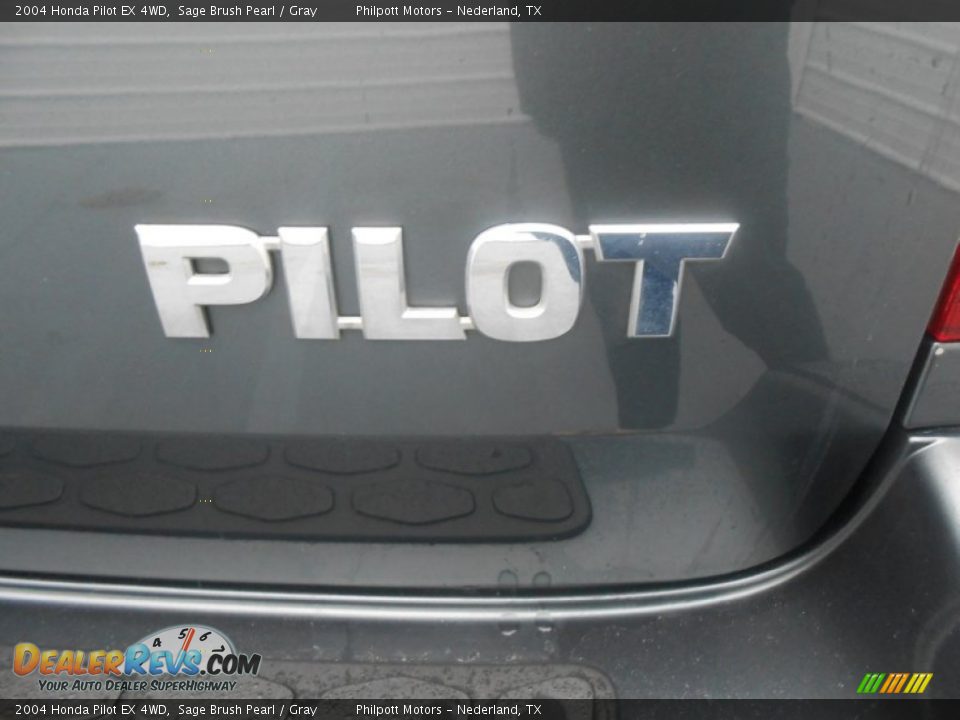 2004 Honda Pilot EX 4WD Sage Brush Pearl / Gray Photo #17