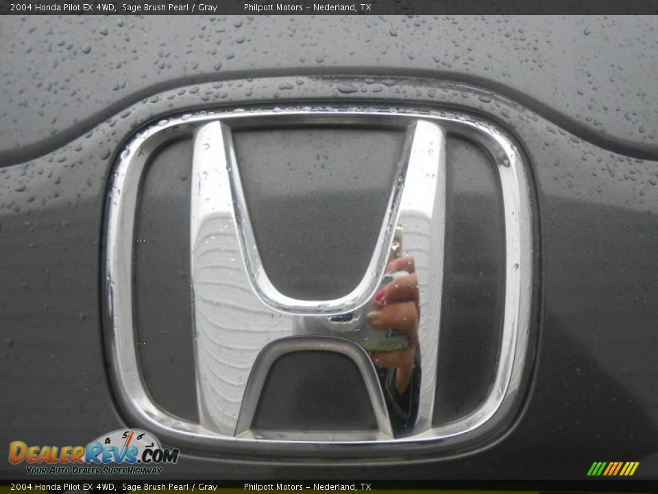 2004 Honda Pilot EX 4WD Sage Brush Pearl / Gray Photo #18