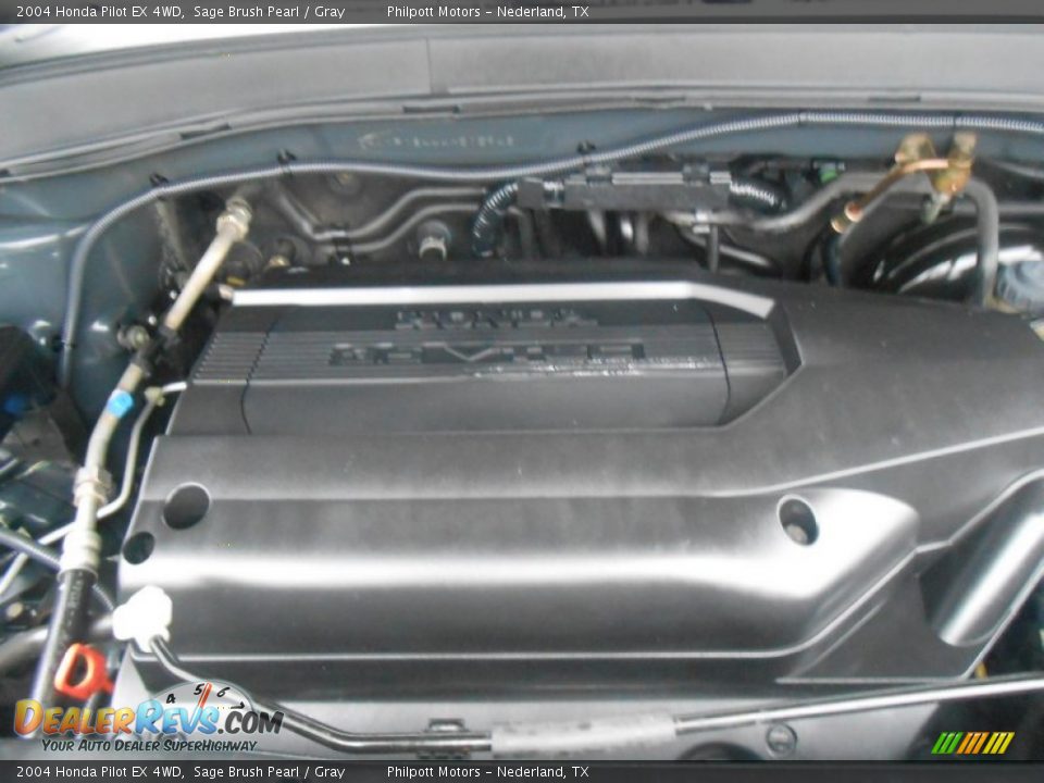 2004 Honda Pilot EX 4WD Sage Brush Pearl / Gray Photo #20