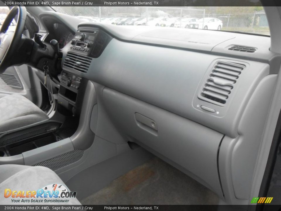 2004 Honda Pilot EX 4WD Sage Brush Pearl / Gray Photo #22