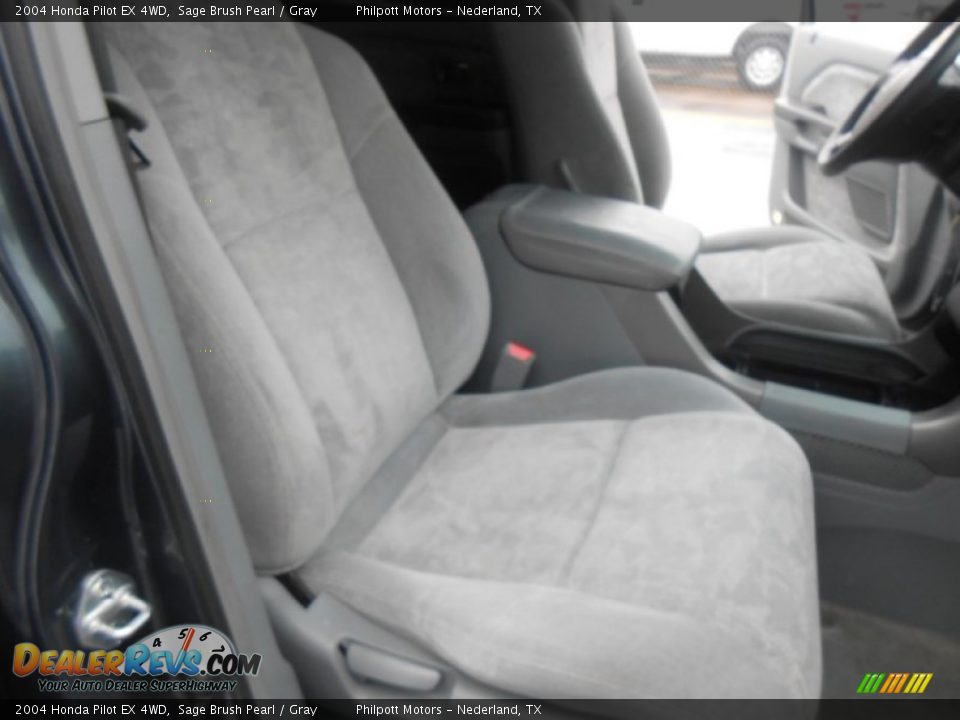 2004 Honda Pilot EX 4WD Sage Brush Pearl / Gray Photo #23