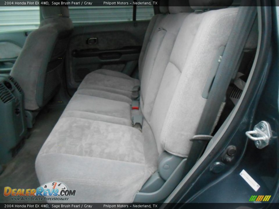 2004 Honda Pilot EX 4WD Sage Brush Pearl / Gray Photo #28