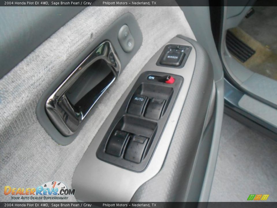 2004 Honda Pilot EX 4WD Sage Brush Pearl / Gray Photo #30