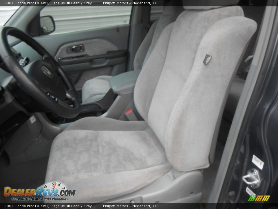 2004 Honda Pilot EX 4WD Sage Brush Pearl / Gray Photo #31