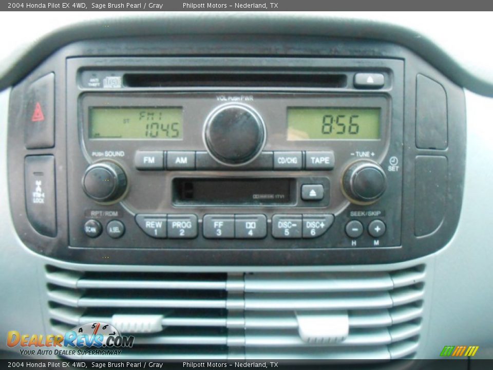 2004 Honda Pilot EX 4WD Sage Brush Pearl / Gray Photo #35