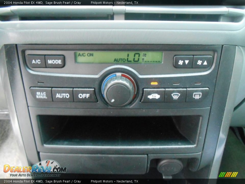 2004 Honda Pilot EX 4WD Sage Brush Pearl / Gray Photo #36