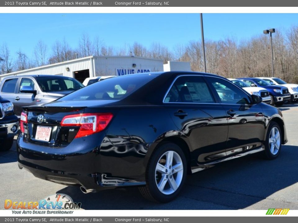 2013 Toyota Camry SE Attitude Black Metallic / Black Photo #5