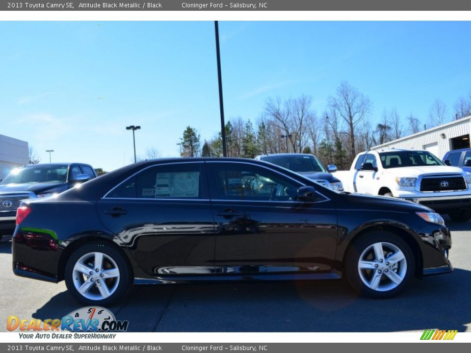 2013 Toyota Camry SE Attitude Black Metallic / Black Photo #6