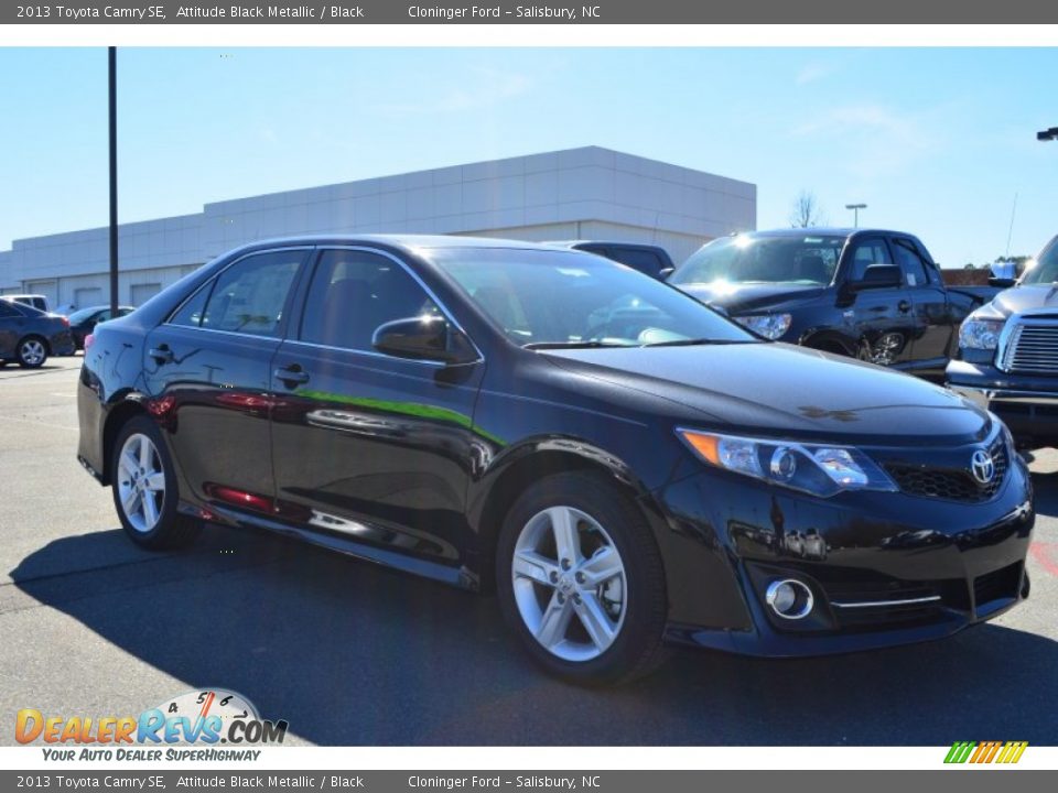2013 Toyota Camry SE Attitude Black Metallic / Black Photo #7